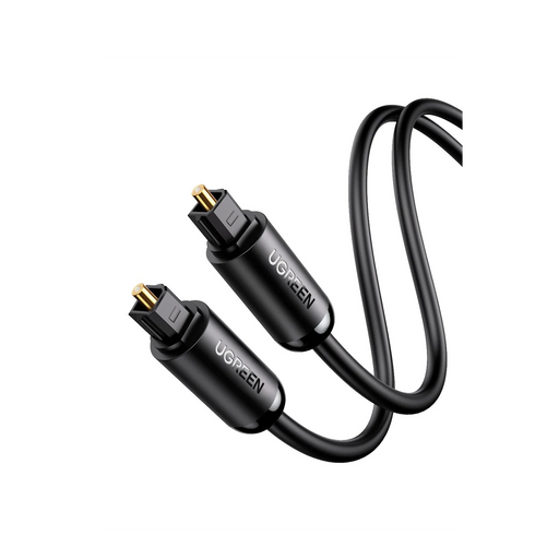 CABLE ÓPTICO TOSLINK DE ALTA CALIDAD PARA AUDIO 3 METROS NEGRO-Megafonia y Audioevacuacion-UGREEN-70893-Bsai Seguridad & Controles