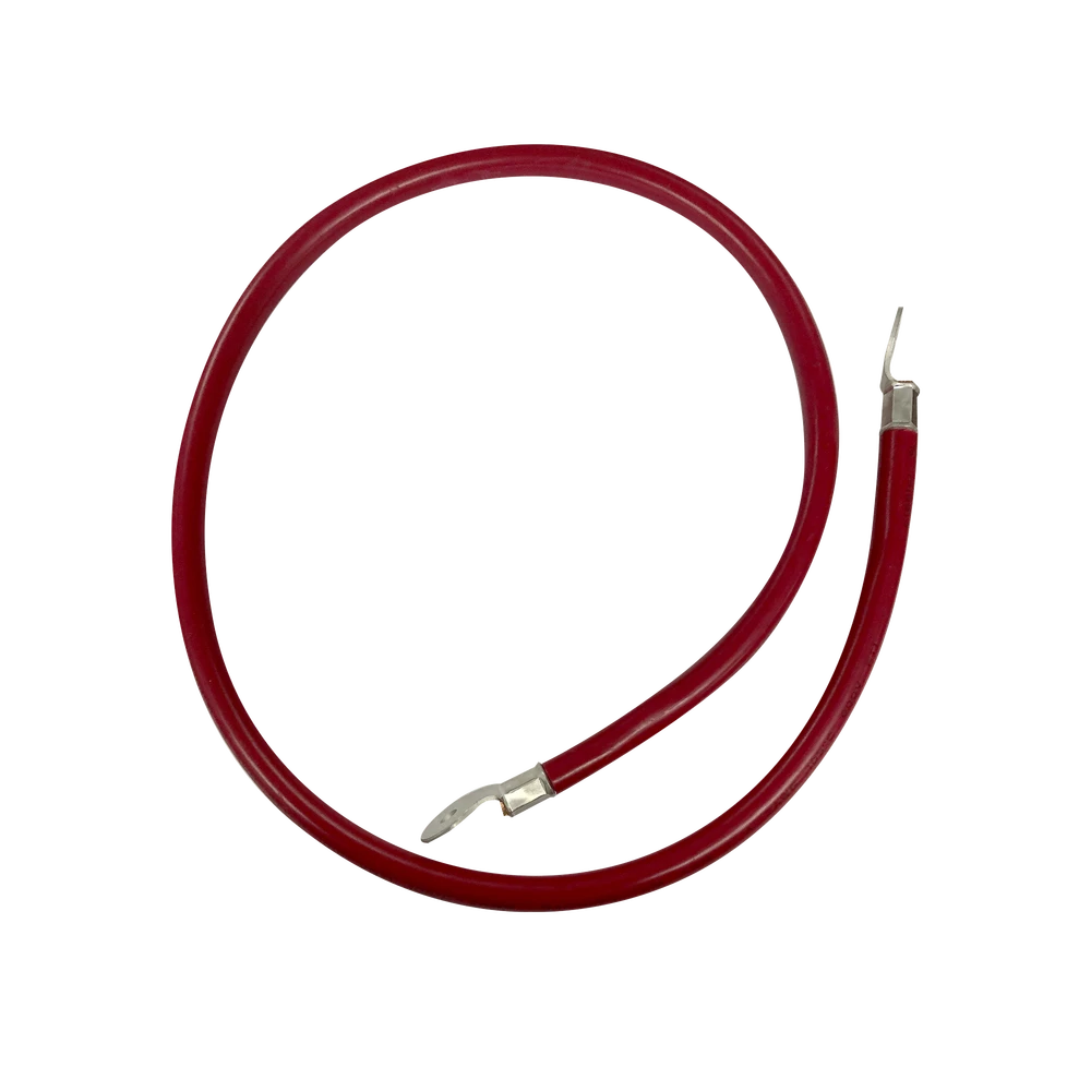 CABLE PARA BATERÍAS 1 M, ROJO, CALIBRE 2 AWG CON TERMINALES DE OJO EN AMBOS EXTREMOS-Energía Solar y Eólica-EPCOM POWERLINE-Bsai Seguridad & Controles