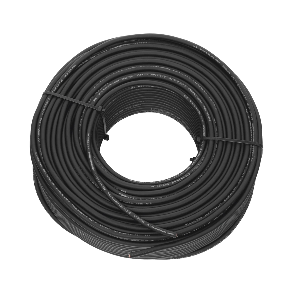 CABLE PARA MICRÓFONO 100 METROS-Megafonia y Audioevacuacion-UGREEN-Bsai Seguridad & Controles