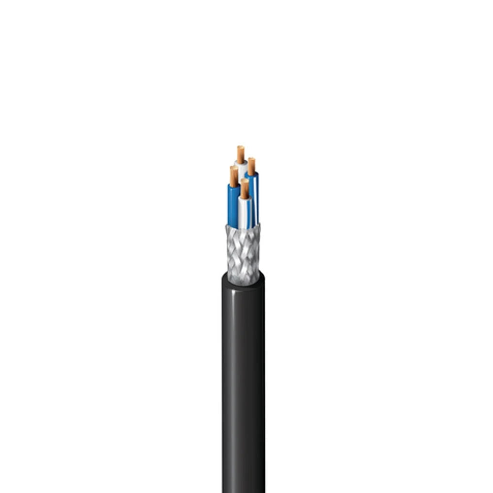 CABLE PARA MICROFONO BELDEN 1192A B591000 PVC COLOR NEGRO MATE 4 CONDUCTORES CALIBRE 24 COBRE DESNUDO DE ALTA CONECTIVIDAD,BLINDAJE TRENZADO DE COBRE ESTAÑADO AL 92 POR CIENTO IDEAL PARA ENTORNOS CON ALTA EMI Y AUDIO ANALOGICO BALANCEADO-Audio / Control / Intrusi&oacute;n-BELDEN-Bsai Seguridad & Controles