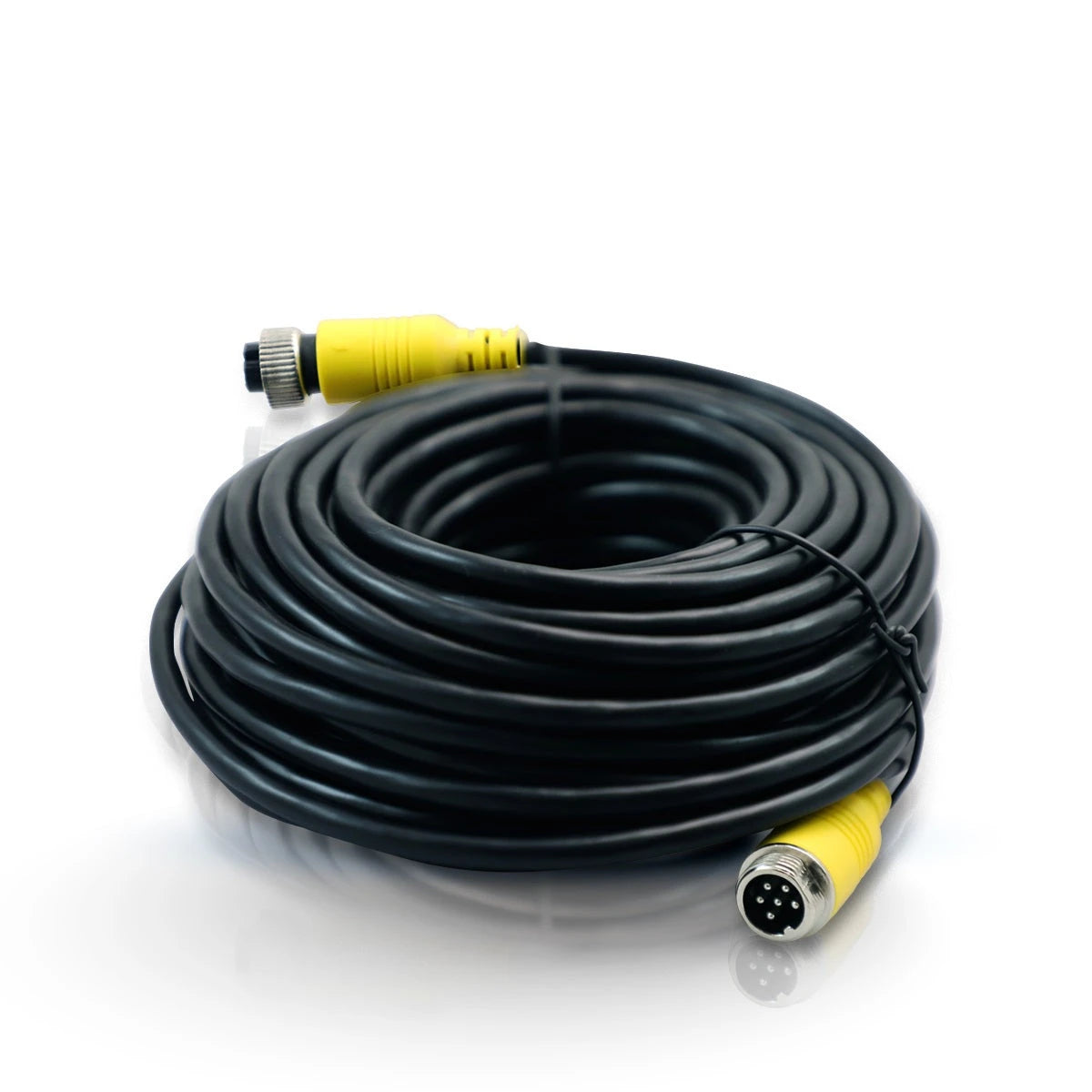 CABLE TIPO DIN DE AVIACIÓN 6 PINES SERIE ECO PARA DVRS MÓVILES MERIVA TECHNOLOGY MCBEIP15 15 METROS-Soluciones Moviles-MERIVA TECHNOLOGY - STREAMAX-Bsai Seguridad & Controles