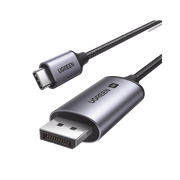CABLE USB-C A DP 1.4 | 3 METROS | COMPATIBLE CON THUNDERBOLT 3 & 4 | 8K@60HZ | 4K@240HZ | HDR10+ | EARC | DTS | 3D | ALLM | VRR | | FREESYNC G-SYNC | CAJA DE ALUMINIO | NYLON TRENZADO | CONECTOR NIQUELADO | BLINDAJE MULTICAPA.-Cables y Conectores-UGREEN-25839-Bsai Seguridad & Controles