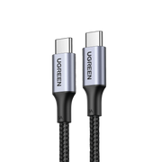 CABLE USB-C A USB-C | 2 METROS | CARGA RÁPIDA DE HASTA 100W | TRANSFERENCIA DE DATOS 480 MBPS | PD3.0 | QC4.0/3.0/2.0 | FPC | AFC | PROTECCIÓN INTEGRADA| CAJA DE ALUMINIO | NYLON TRENZADO | AMPLIA COMPATIBILIDAD | COLOR NEGRO.-Accesorios Generales-UGREEN-70429-Bsai Seguridad & Controles