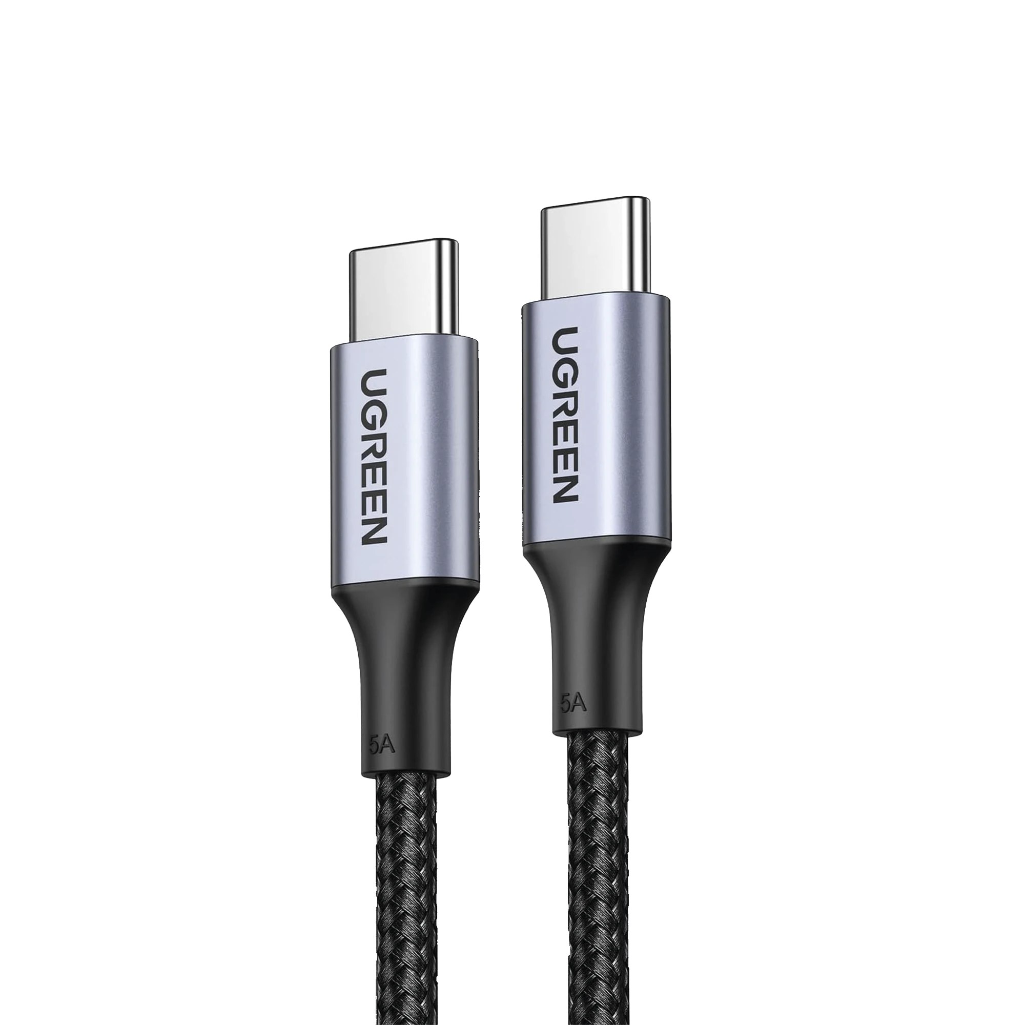 CABLE USB-C A USB-C | 2 METROS | CARGA RÁPIDA DE HASTA 100W | TRANSFERENCIA DE DATOS 480 MBPS | PD3.0 | QC4.0/3.0/2.0 | FPC | AFC | PROTECCIÓN INTEGRADA| CAJA DE ALUMINIO | NYLON TRENZADO | AMPLIA COMPATIBILIDAD | COLOR NEGRO.-Accesorios Generales-UGREEN-70429-Bsai Seguridad & Controles