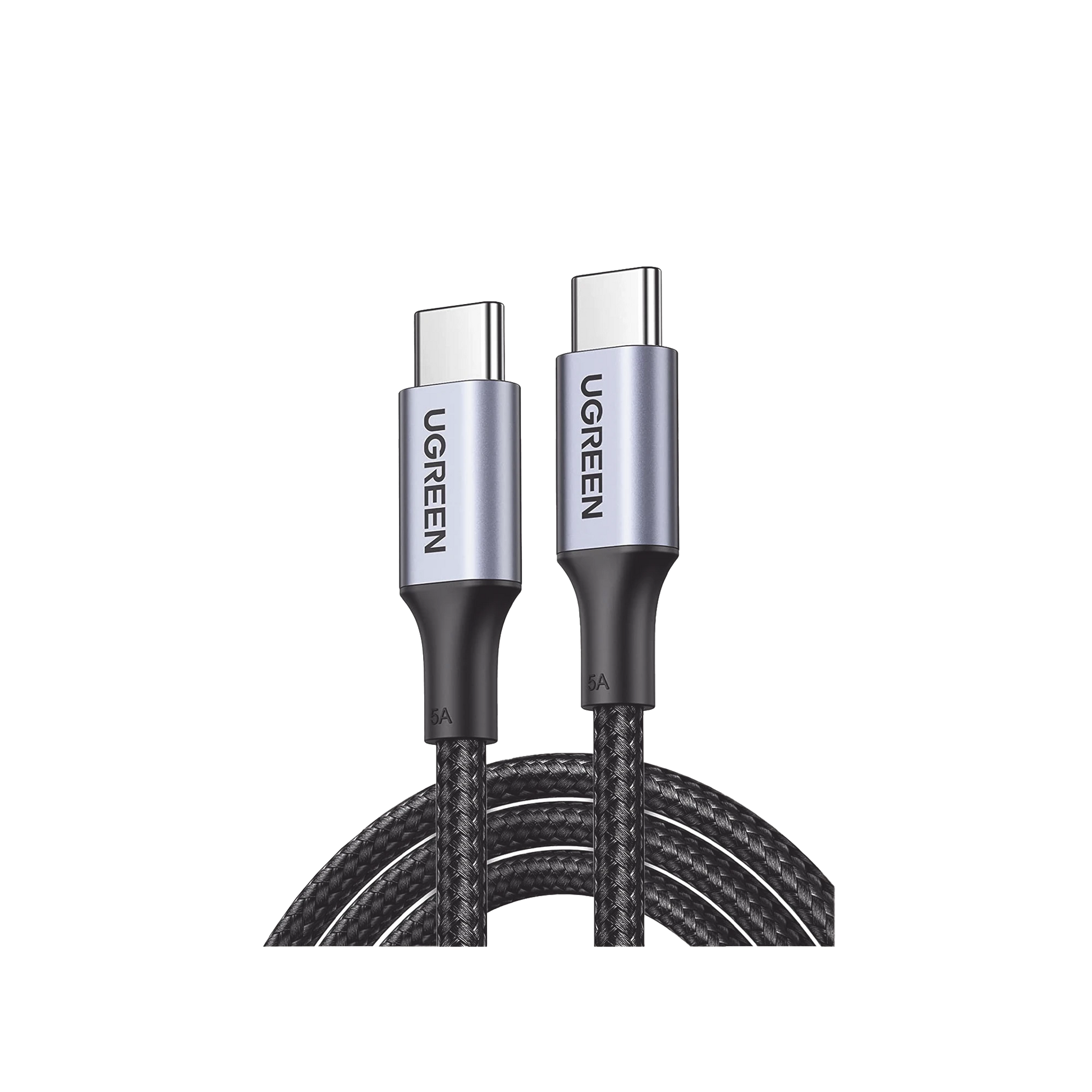CABLE USB-C A USB-C | 3 METROS | CARGA RÁPIDA DE HASTA 100W | TRANSFERENCIA DE DATOS 480 MBPS | PD3.0 | QC4.0/3.0/2.0 | FPC | AFC | PROTECCIÓN INTEGRADA| CAJA DE ALUMINIO | NYLON TRENZADO | AMPLIA COMPATIBILIDAD | COLOR NEGRO.-Accesorios Generales-UGREEN-Bsai Seguridad & Controles