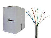 CABLE UTP CAT5E MAXICABLE NEGRO RECUBRIMIENTO DE COBRE CCA 305 MTS PARA APLICACIONES DE CCTV Y REDES DOMESTICAS, CUBIERTA PVC-Cableado-ALTER-Bsai Seguridad & Controles