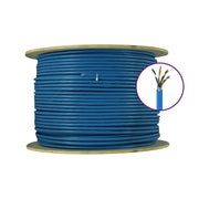 CABLE UTP CAT6A ENSON 12264L305 FORRO PVC AZUL 4 PARES 500MHZ 100% COBRE USO INTERIOR 1000 PIES 305 METROS-Cable UTP / FTP-ENSON-Bsai Seguridad & Controles