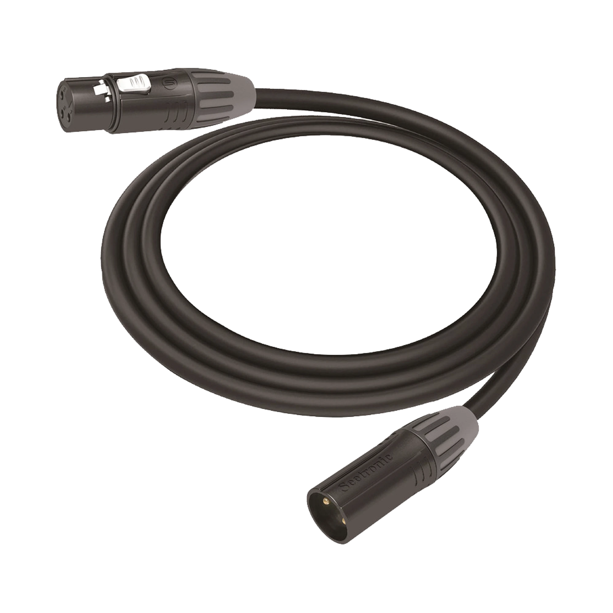 CABLE XLR | 3 POLOS | CONECTOR HEMBRA-MACHO | SERIE M | CARCASA NEGRA | CONTACTOS DORADOS | IDEAL PARA MICROFONÍA | LONGITUD 3M-Audio, Video y Voceo-COSMICONN-Bsai Seguridad & Controles