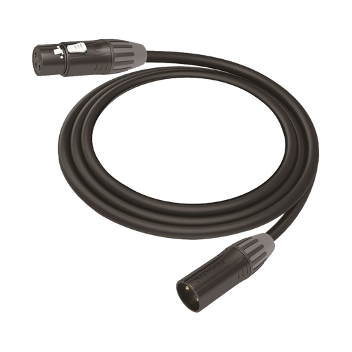 CABLE XLR | 3 POLOS | CONECTOR HEMBRA-MACHO | SERIE M | CARCASA NEGRA | CONTACTOS DORADOS | IDEAL PARA MICROFONÍA | LONGITUD 3M-Audio, Video y Voceo-COSMICONN-Bsai Seguridad & Controles