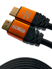 SAXXON SX100HDC - CABLE HDMI DE 10 METROS DE ALTA VELOCIDAD / VERSIÓN 2.0 / RESOLUCIÓN 4K / CANAL DE RETORNO DE AUDIO (ARC) / VIDEO 3D / BLINDADO PARA REDUCIR INTERFERENCIAS / CHAPADO EN ORO / ALTA RESISTENCIA Y DURABILIDAD.-HDMI-SAXXON-Bsai Seguridad & Controles