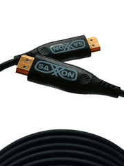 SAXXON SX50HDF047 - CABLE HDMI DE 50 METROS POR FIBRA ÓPTICA 4K@60HZ / FIBRA 4 HILOS + 7 HILOS COBRE ESTAÑADO / COMPATIBLE CON HDMI 2.0 / ALTA VELOCIDAD 18 GBPS / 3D / HDR / CAJA DE ALEACIÓN DE ZINC / CALIDAD PREMIUM #SA1-HDMI-SAXXON-Bsai Seguridad & Controles