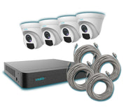 KIT 4X4 UNIARCH IP DOMO INTERIOR 4MP 1080P INCLUYE 1 NVR POE 4PTOS + 4 CAM DOMO IP 4MP 2.8MM / CABLES PREPONCHADOS DE 18MTS-Kits de Video IP-UNIARCH BY UNV-Bsai Seguridad & Controles