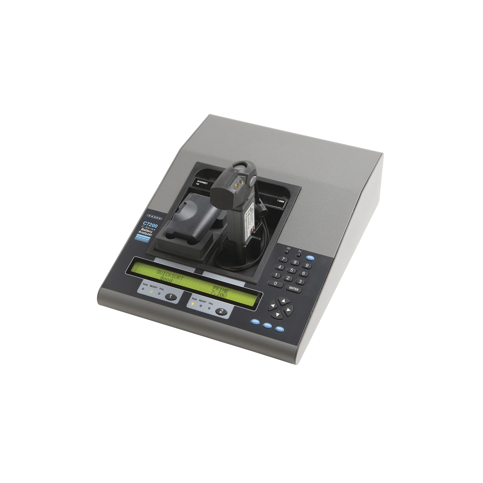 CADEX 7200-C ANALIZADOR DE BATERÍAS DE 2 CAVIDADES (40W). NO INCLUYE ADAPTADORES.-Equipo de Laboratorio-CADEX ELECTRONICS INC-Bsai Seguridad & Controles