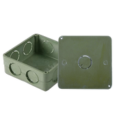 CAJA CUADRADA Y TAPA DE 1" PARA INSTALACIONES CON TUBERÍA PVC CONDUIT PESADO.-Área Eléctrica-AMANCO-WAVIN-Bsai Seguridad & Controles