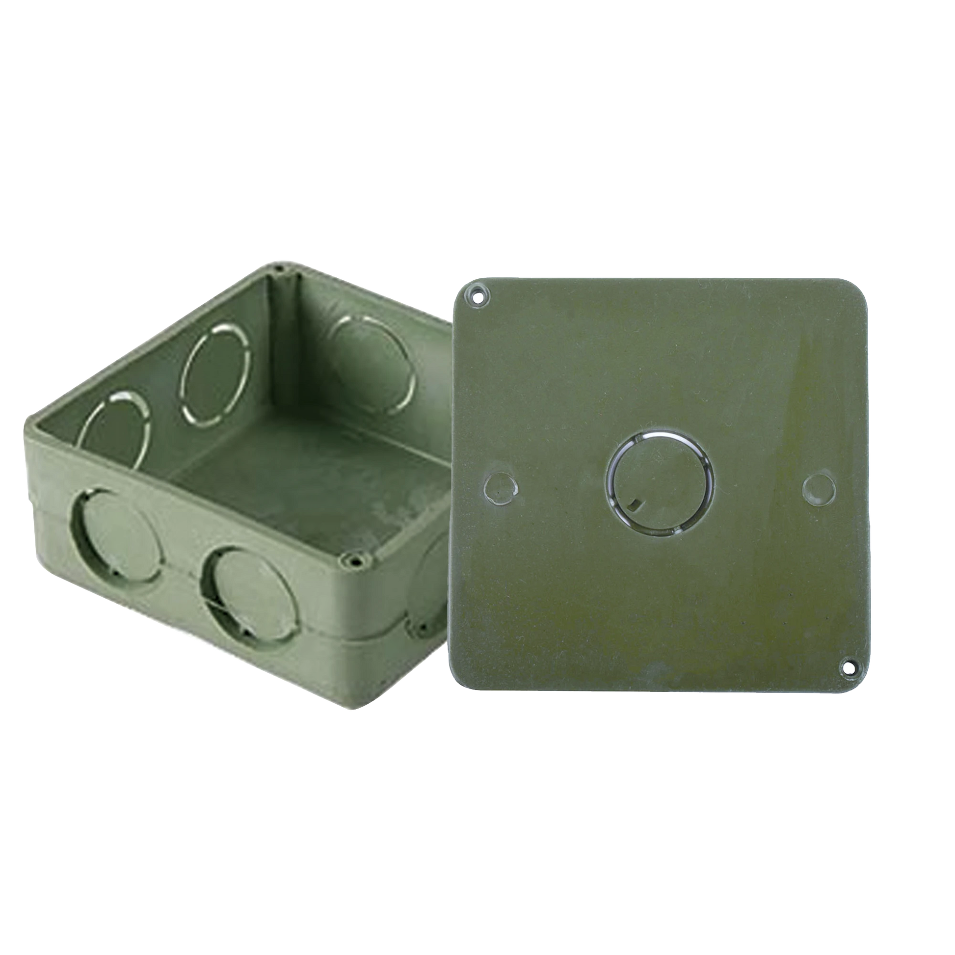 CAJA CUADRADA Y TAPA DE 1" PARA INSTALACIONES CON TUBERÍA PVC CONDUIT PESADO.-Área Eléctrica-AMANCO-WAVIN-Bsai Seguridad & Controles