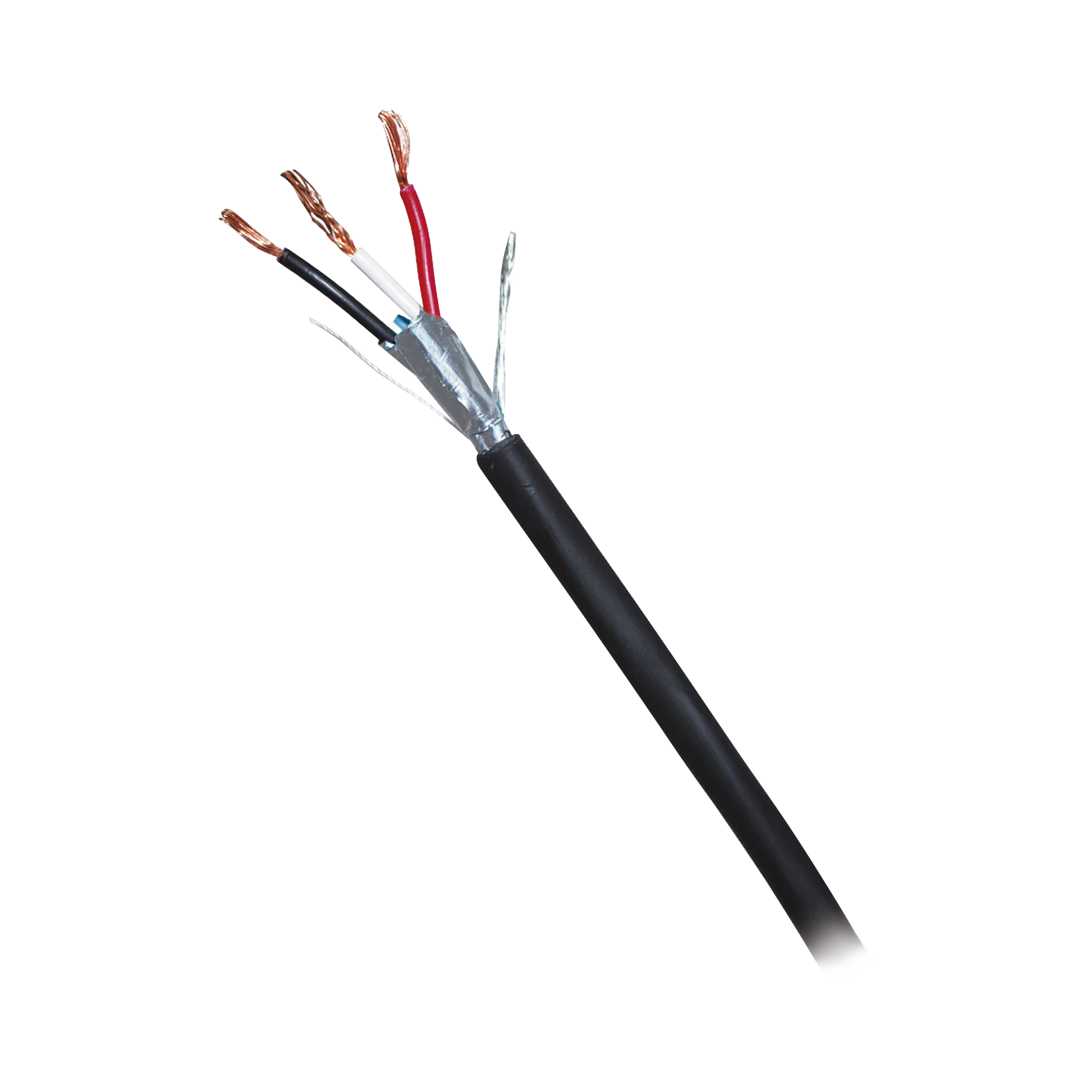 CAJA DE 305 METROS DE CABLE BLINDADO DE 3 X 18 AWG BLINDADO NEGRO-Cables-VIAKON-Bsai Seguridad & Controles