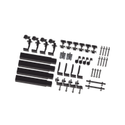CAJA DE ACCESORIOS DE ALUMINIO NEGRO ANODIZADO PARA MONTAJE VEKTOR8BLK , ARREGLO 1X4 PARA TECHO-EPCOM POWERLINE-EPL-AMO011X4-STBLK-Bsai Seguridad & Controles