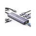 HUB USB-C (DOCKING STATION) 6 EN 1 / 3 PUERTOS USB-A 3.0 (5 GBPS) / HDMI 4K@30HZ / ENTRADA USB-C PD 100W / 1 RJ45 (GIGABIT ETHERNET) / CAJA DE ALUMINIO-Accesorios Generales-UGREEN-Bsai Seguridad & Controles