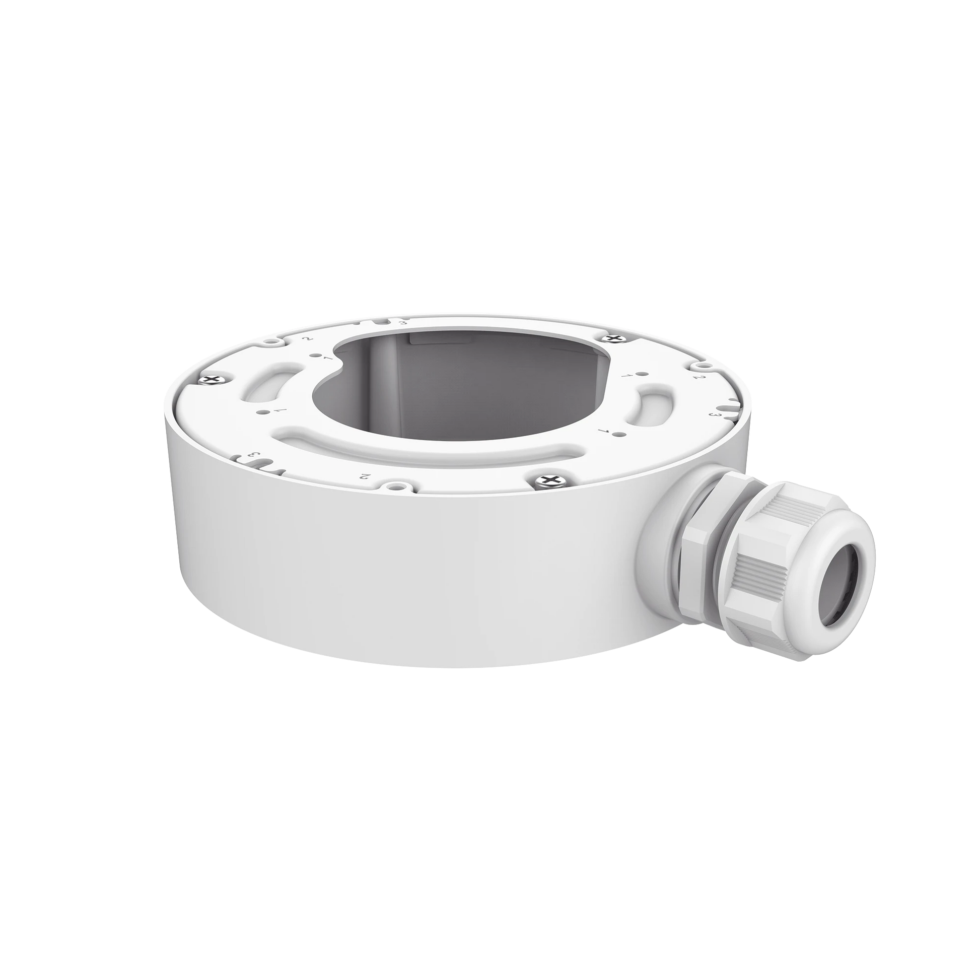 CAJA DE CONEXIÓN / COMPATIBLE CON CÁMARAS FISHEYE IP / DS-2CD63C5G1-IVS Y DS-2CD6365G1-IVS / USO EN EXTERIOR-Accesorios Generales-HIKVISION-Bsai Seguridad & Controles