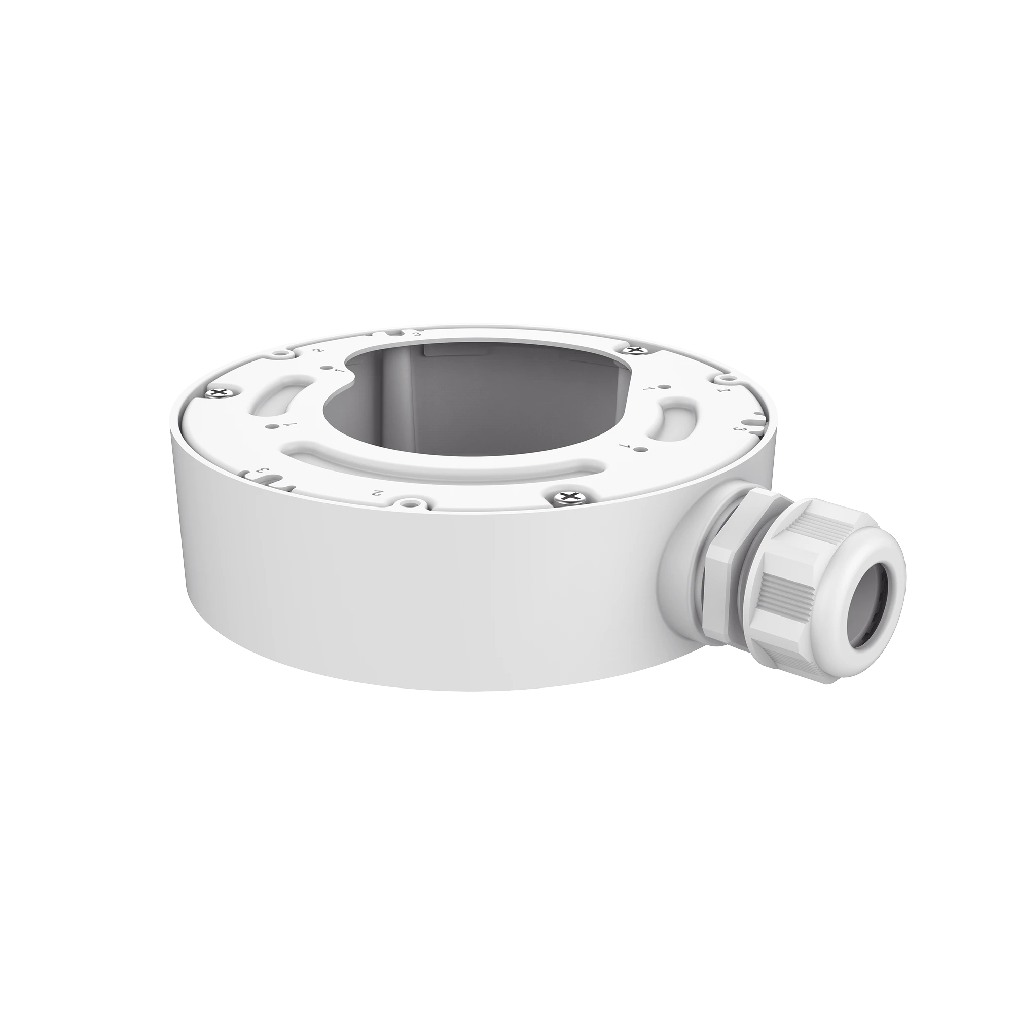 CAJA DE CONEXIÓN / COMPATIBLE CON CÁMARAS FISHEYE IP / DS-2CD63C5G1-IVS Y DS-2CD6365G1-IVS / USO EN EXTERIOR-Accesorios Generales-HIKVISION-Bsai Seguridad & Controles