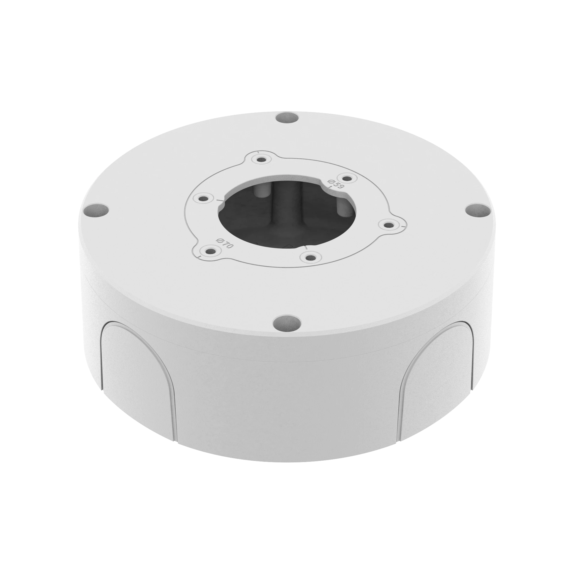 CAJA DE CONEXIÓN PARA CÁMARA BULLET WISENET QNO-C8083R / QNO-C9083R-Accesorios Generales-HANWHA TECHWIN WISENET-Bsai Seguridad & Controles