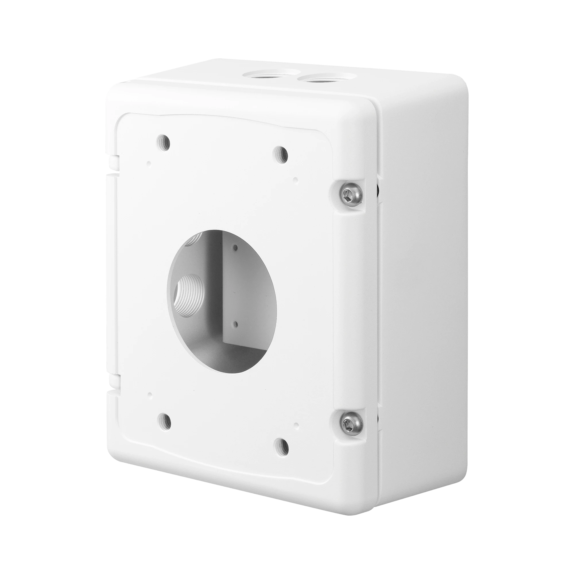 CAJA DE CONEXIONES COMPATIBLE CON MONTAJES PARA PTZ HANWHA-Accesorios Videovigilancia-HANWHA TECHWIN WISENET-Bsai Seguridad & Controles