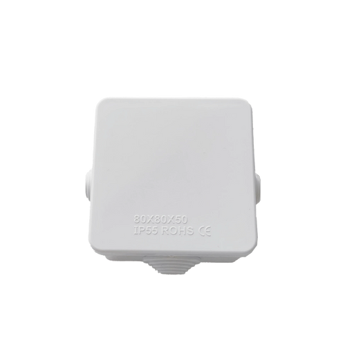 CAJA DE CONEXIONES IMPERMEABLE IP55 CON 4 ENTRADAS, 80 X 80 X 50 MM, PARA INSTALACIONES INDUSTRIALES, COMERCIALES Y RESIDENCIALES, INCLUYE TORNILLERÍA PARA SU INSTALACIÓN-Accesorios Generales-LINKEDPRO-LP-WBX-80-Bsai Seguridad & Controles
