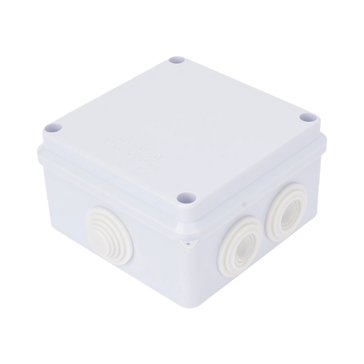 CAJA DE CONEXIONES IMPERMEABLE IP65, 7 ENTRADAS, DIMENSIONES 100 X 100 X 70 MM, PARA INSTALACIONES INDUSTRIALES, COMERCIALES Y RESIDENCIALES, INCLUYE TORNILLERÍA PARA SU INSTALACIÓN-Accesorios Generales-LINKEDPRO-LP-WBX-100-Bsai Seguridad & Controles