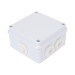 CAJA DE CONEXIONES IMPERMEABLE IP65, 7 ENTRADAS, DIMENSIONES 100 X 100 X 70 MM, PARA INSTALACIONES INDUSTRIALES, COMERCIALES Y RESIDENCIALES, INCLUYE TORNILLERÍA PARA SU INSTALACIÓN-Accesorios Generales-LINKEDPRO-LP-WBX-100-Bsai Seguridad & Controles