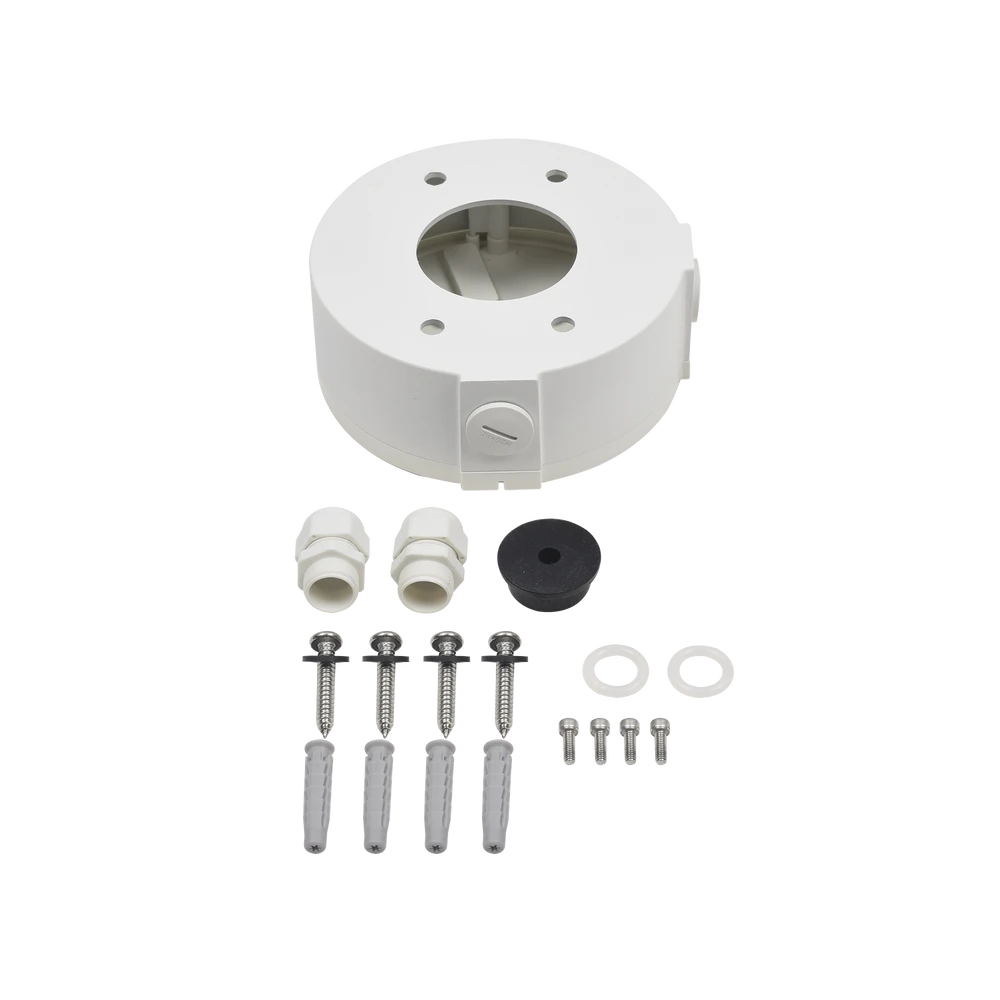 CAJA DE CONEXIONES UNIVERSAL PARA USO INTERIOR FABRICADA EN METAL-Accesorios Videovigilancia-SYSCOM VIDEO-Bsai Seguridad & Controles