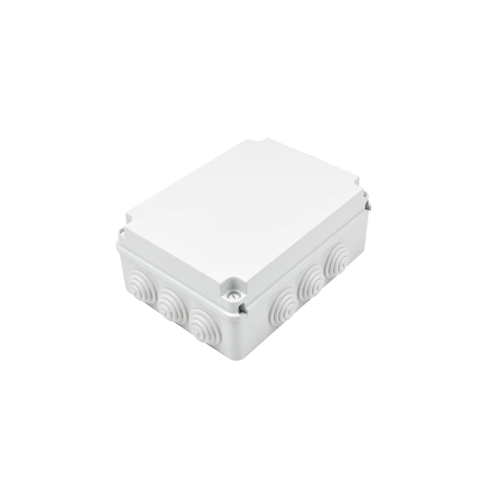 CAJA DE DERIVACIÓN DE PVC AUTO-EXTINGUIBLE CON 12 ENTRADAS, TAPA ATORNILLADA, 300X220X120 MM, PARA EXTERIOR (IP55)-Accesorios Videovigilancia-GEWISS-Bsai Seguridad & Controles