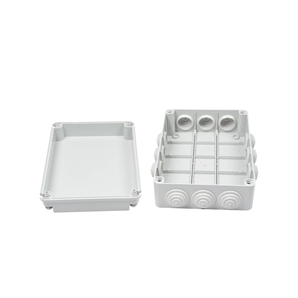 CAJA DE DERIVACIÓN DE PVC AUTO-EXTINGUIBLE CON 12 ENTRADAS, TAPA ATORNILLADA, 300X220X120 MM, PARA EXTERIOR (IP55)-Accesorios Videovigilancia-GEWISS-Bsai Seguridad & Controles