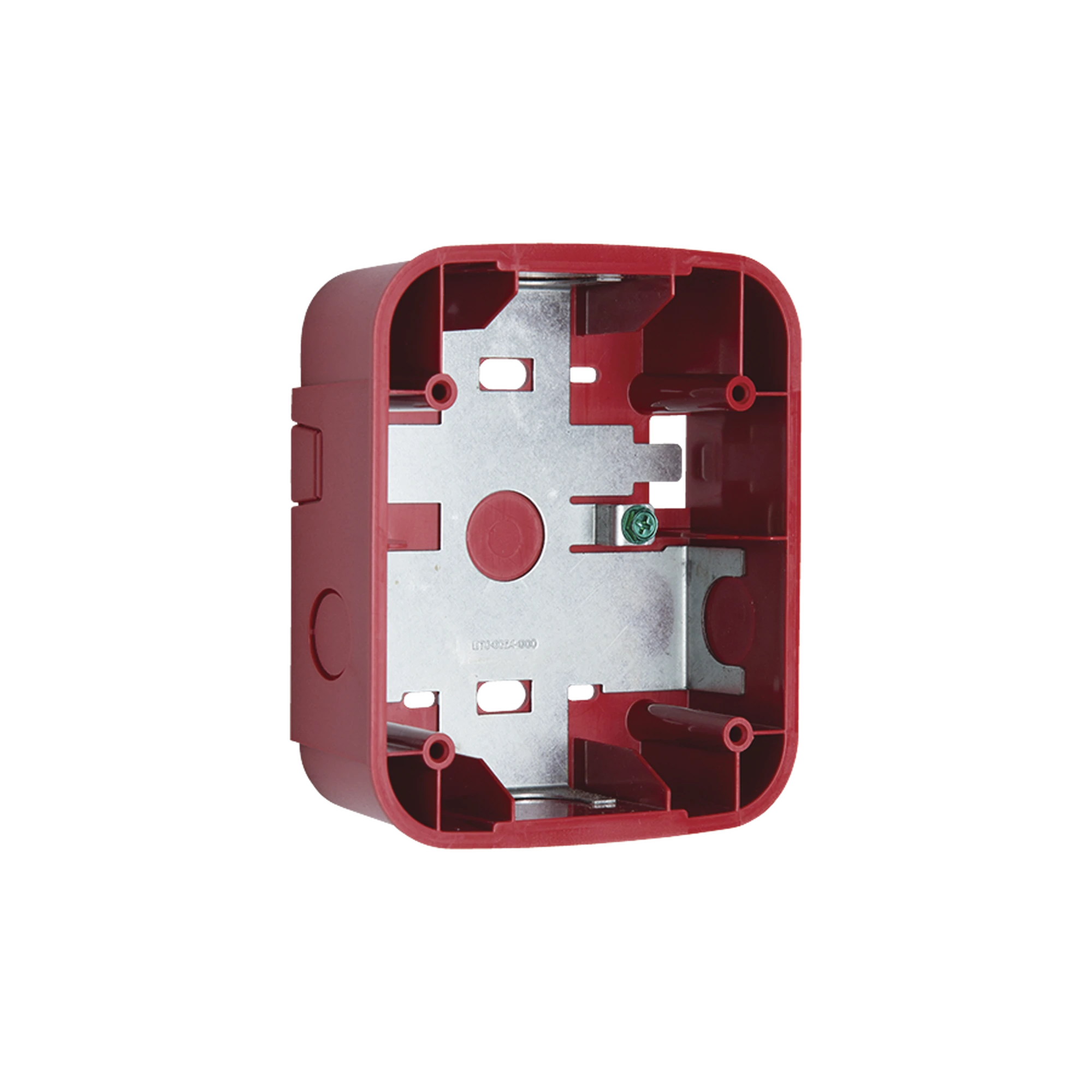 CAJA DE MONTAJE EN PARED, PARA SIRENA, COLOR ROJO, NUEVO DISEÑO MODERNO Y ELEGANTE-Notificación y Voceo-SYSTEM SENSOR-Bsai Seguridad & Controles