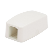 CAJA DE MONTAJE EN SUPERFICIE, PARA 1 MÓDULO MINI-COM, COLOR BLANCO MATE-Cajas Superficiales-PANDUIT-Bsai Seguridad & Controles