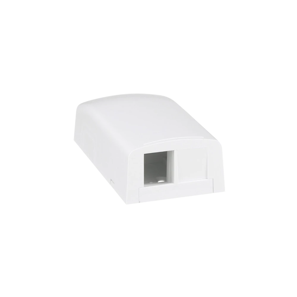 CAJA DE MONTAJE EN SUPERFICIE, PARA 2 MODULOS KEYSTONE, COLOR BLANCO-Cajas Superficiales-PANDUIT-Bsai Seguridad & Controles