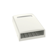 CAJA DE MONTAJE EN SUPERFICIE, PARA 4 MÓDULOS MINI-COM, COLOR BLANCO MATE-Cableado de Cobre-PANDUIT-Bsai Seguridad & Controles