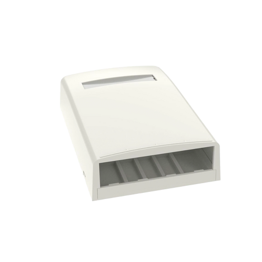 CAJA DE MONTAJE EN SUPERFICIE, PARA 4 MÓDULOS MINI-COM, COLOR BLANCO MATE-Cableado de Cobre-PANDUIT-Bsai Seguridad & Controles