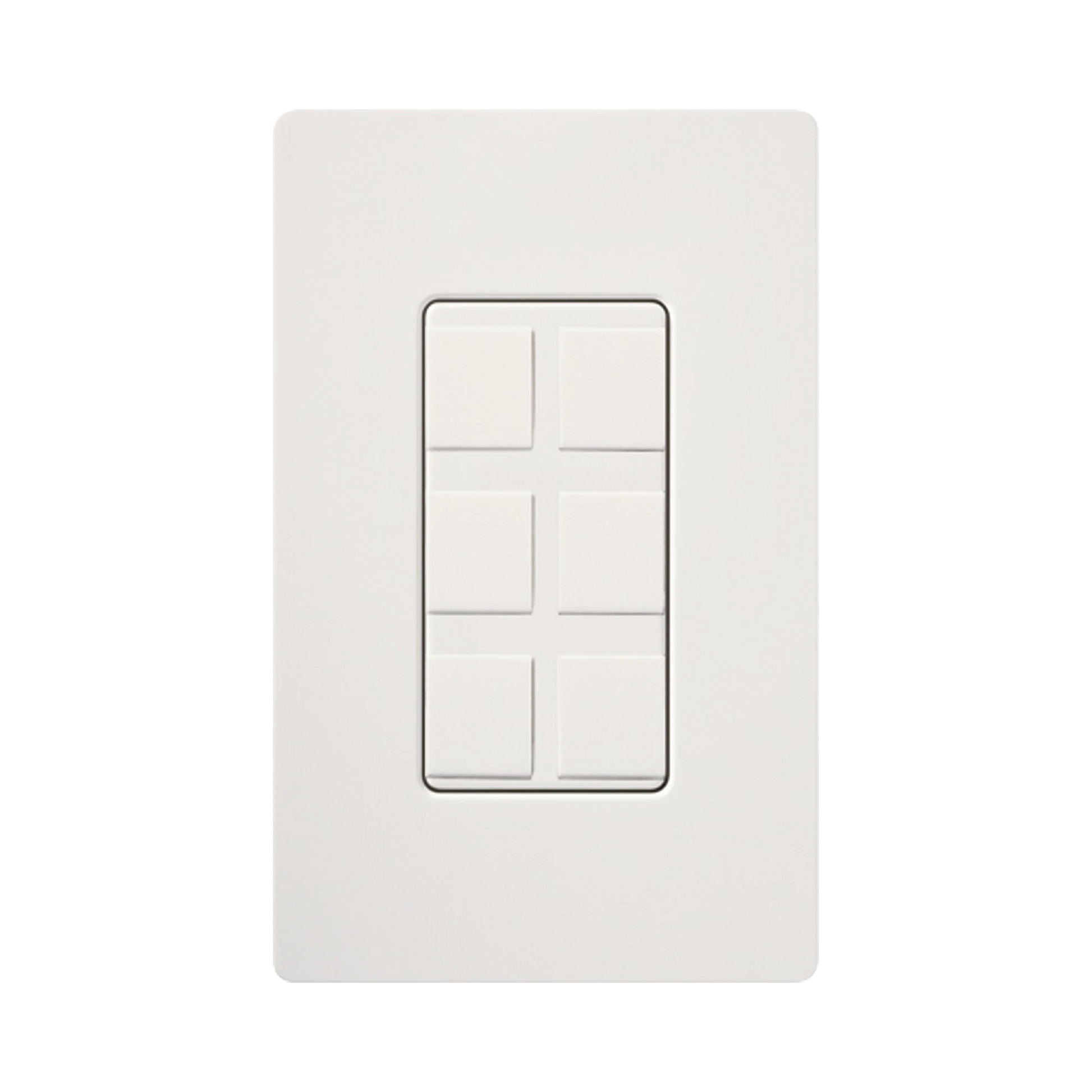 CAJA DE PARED PARA CONTACTOS VARIOS, 6 MINI ESPACIOS.-Automatizacion - Casa Inteligente-LUTRON ELECTRONICS-Bsai Seguridad & Controles