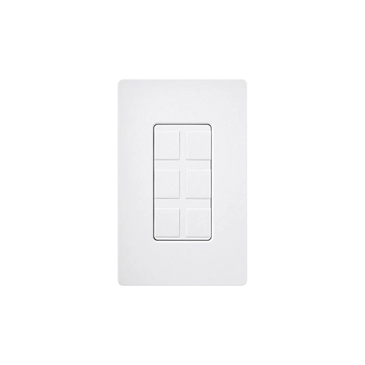 CAJA DE PARED PARA CONTACTOS VARIOS, 6 MINI ESPACIOS.-Automatización - Casa Inteligente-LUTRON ELECTRONICS-CA6PFWH-Bsai Seguridad & Controles