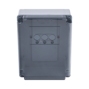 REFACCIÓN PARA BARRERAS XBS Y XBF ACCESSPRO INDUSTRIAL / CAJA DE PLÁSTICO CON BOTONERA PARA CUADRO DE MANDO-Acceso Vehicular-ACCESSPRO-Bsai Seguridad & Controles