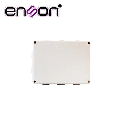 CAJA DE PLASTICO ENSON ENS-PCB1419 140X190X70 MM CON SELLO DE GOMA GRADO DE PROTECCIÓN IP55 MULTIPLES CONEXIONES A TUBERIA DE 1 PULGADA-Accesorios Videovigilancia-ENSON-Bsai Seguridad & Controles