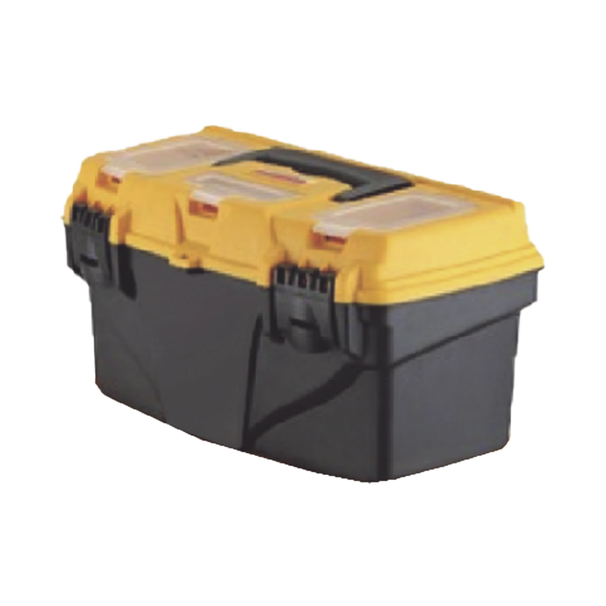 CAJA PORTA HERRAMIENTAS 44X26X23 CM BICOLOR CON COMPARTIMIENTOS PARA TORNILLOS.-Herramientas-PRECISION-Bsai Seguridad & Controles