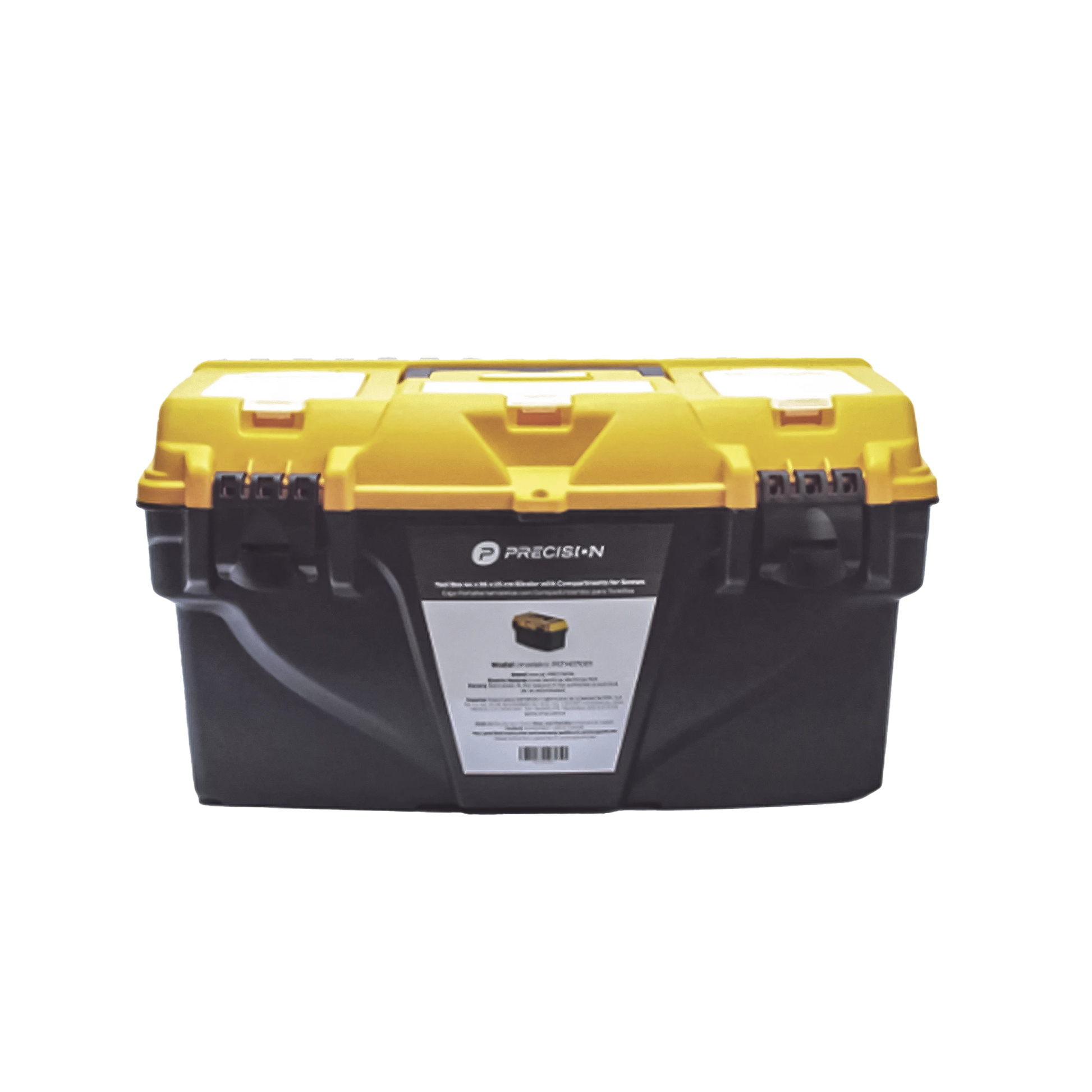 CAJA PORTA HERRAMIENTAS 44X26X23 CM BICOLOR CON COMPARTIMIENTOS PARA TORNILLOS.-Ferreteria-PRECISION-Bsai Seguridad & Controles