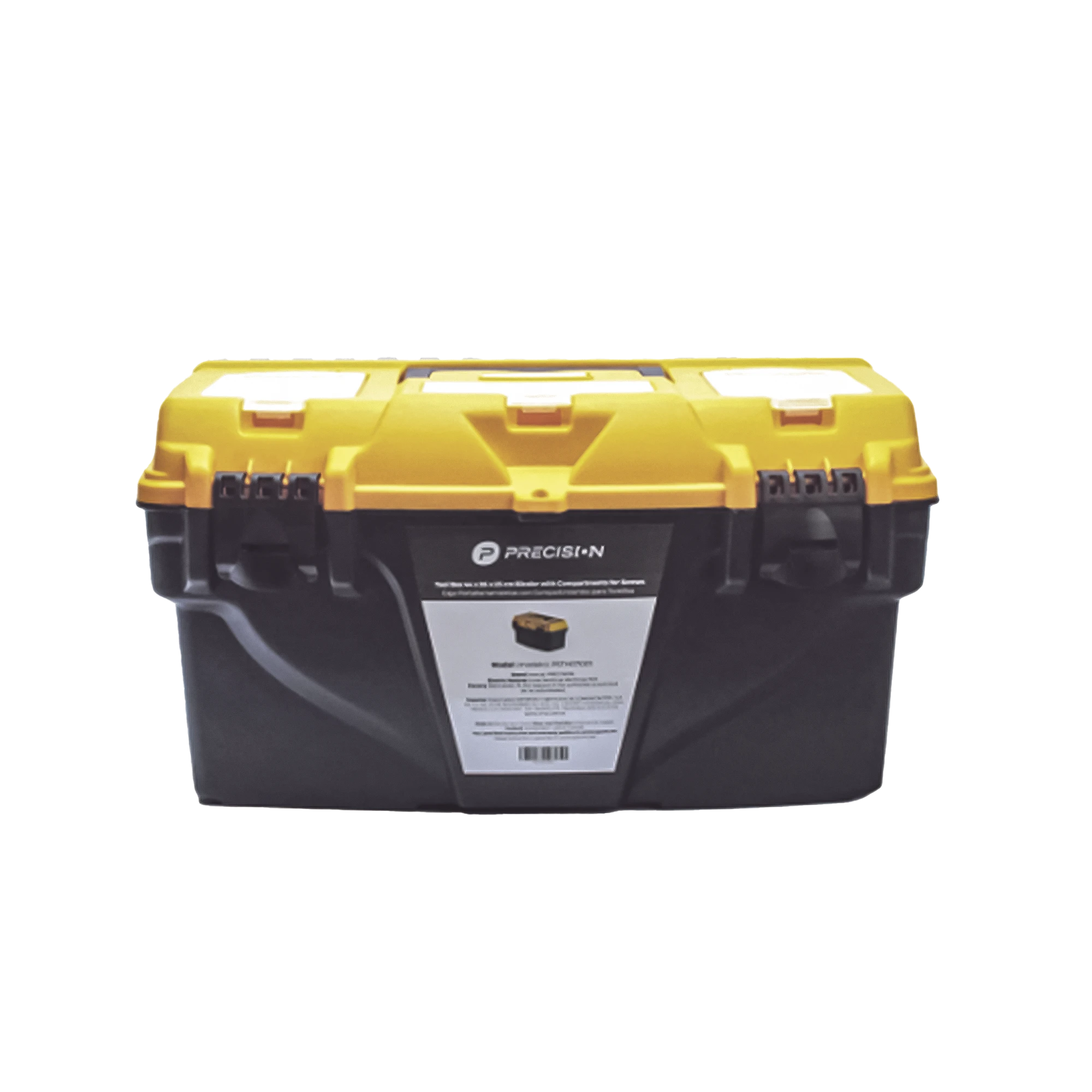 CAJA PORTA HERRAMIENTAS 44X26X23 CM BICOLOR CON COMPARTIMIENTOS PARA TORNILLOS.-Ferreteria-PRECISION-Bsai Seguridad & Controles