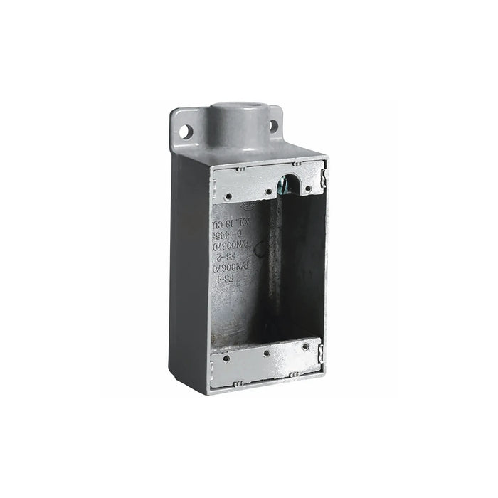 CAJA RECTANGULAR TIPO FS DE ALUMINIO LIBRE DE COBRE DE 3/4".-Canalización-HUBBELL KILLARK-HUB-FS-2-Bsai Seguridad & Controles