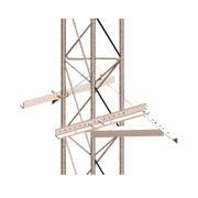 MONTAJE SUJETADOR A/PARED P/TRAMO STZ30G/35G/45G GALV. INM. E/CAL.-Torres y Mástiles-SYSCOM TOWERS-Bsai Seguridad & Controles