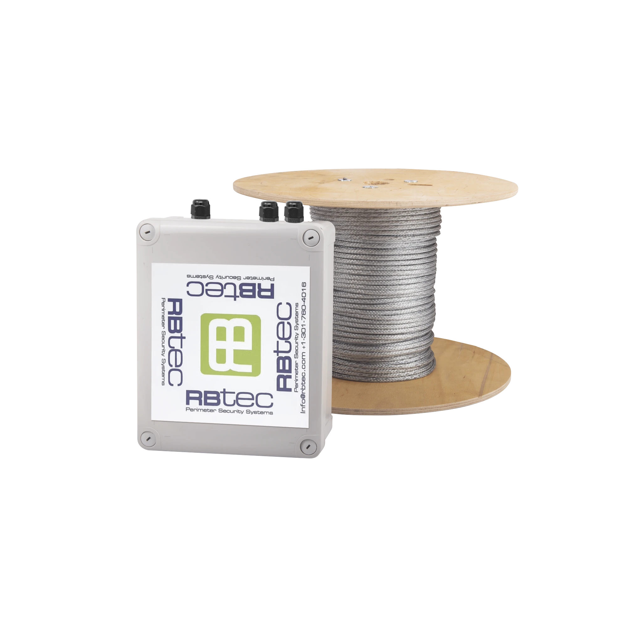 KIT DE CABLE SENSOR PARA CERCAS CICLÓNICAS IRONCLAD / 75 METROS / 1 ZONA / SIN FALSAS ALARMAS POR VIENTO / TODO INCLUIDO/TARJETA LPU400/ CALIBRACIÓN POR SOFTWARE-Protección Perimetral-RBTEC-Bsai Seguridad & Controles