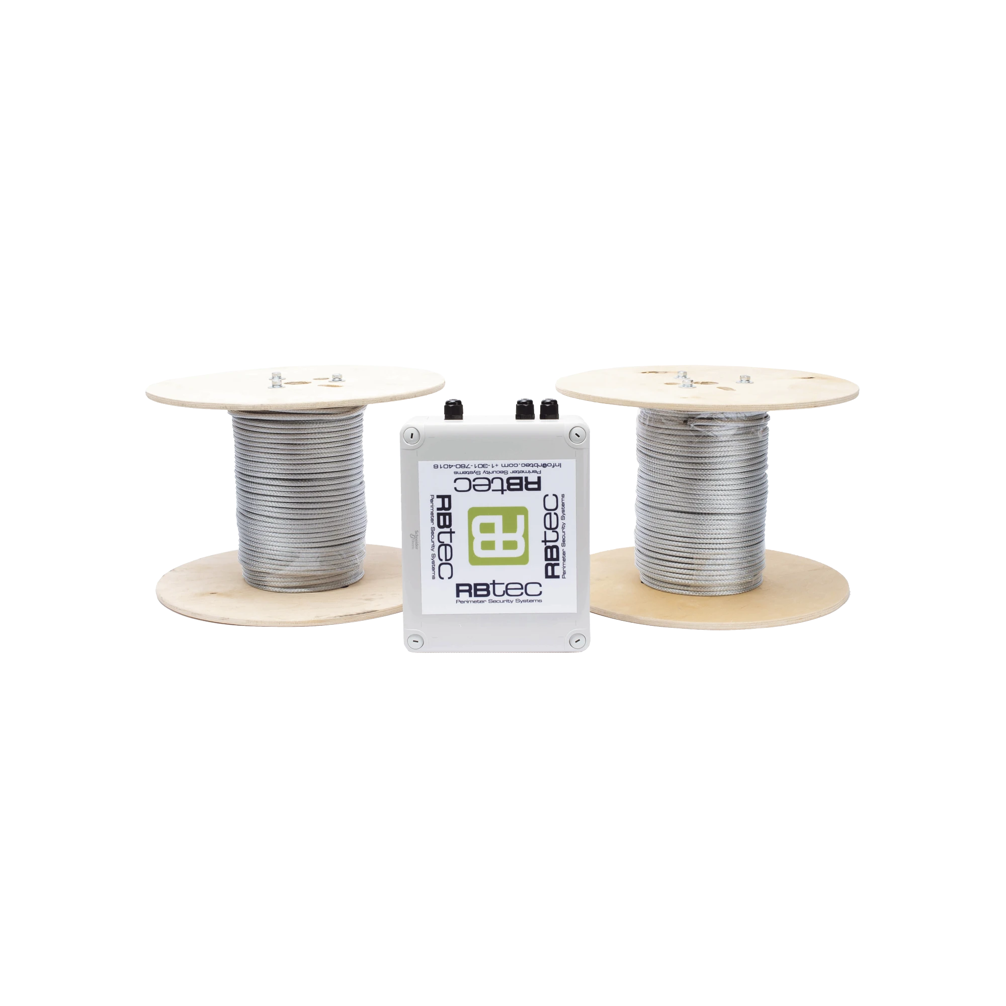 KIT DE CABLE SENSOR PARA CERCA CICLONICA IRONCLAD / 150 METROS / 2 ZONAS; 75 METROS POR ZONA / SIN FALSAS ALARMAS POR VIENTO / TODO INCLUIDO/TARJETA LPU400/ CALIBRACIÓN POR SOFTWARE-Protección Perimetral-RBTEC-Bsai Seguridad & Controles