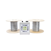 KIT DE CABLE SENSOR PERIMETRAL PARA CERCAS CICLONICAS IRONCLAD/ 305 METROS / 2 ZONAS; 152 METROS POR ZONA / SIN FALSAS ALARMAS POR VIENTO / TODO INCLUIDO TARJETA LPU400/ CALIBRACIÓN POR SOFTWARE-Protección Perimetral-RBTEC-Bsai Seguridad & Controles