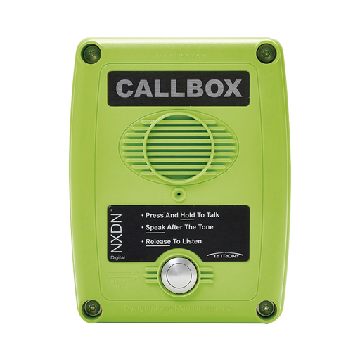 CALLBOX DIGITAL NXDN, INTERCOMUNICADOR INALÁMBRICO UHF 450-470MHZ, COLOR VERDE-Videoporteros-RITRON-Bsai Seguridad & Controles